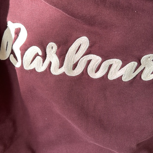 Size 6 hoodie Barbour hoodie burgundy. Brand new - Picture 3 of 5